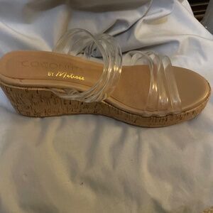 Women’s wedge slip on